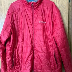 Red Columbia Winter Jacket - XL